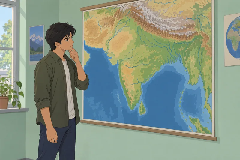 El cuestionario sobre el mapa muestra pistas físicas.