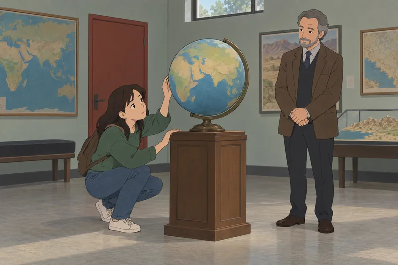 Southwest Asia Map turns a globe lesson practical.