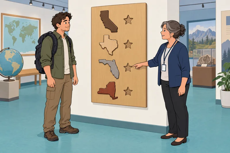 El cuestionario sobre los estados continúa en la taller.