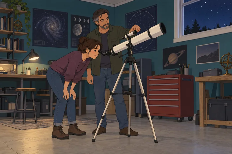 preguntas y respuestas acompañan una observación telescópica.