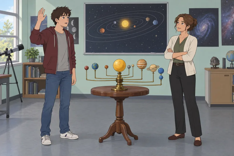 Este cuestionario de cultura acompaña una clase espacial.