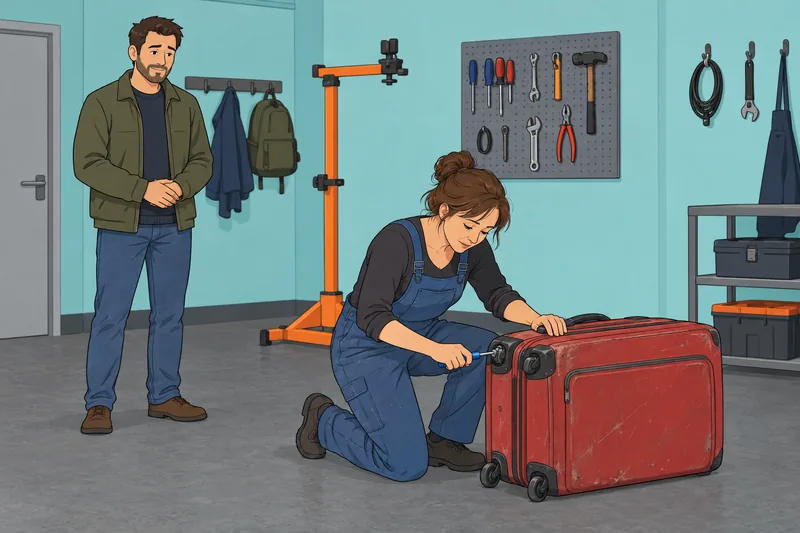 Spann-Fischer Codependency Scale in a repair workshop.