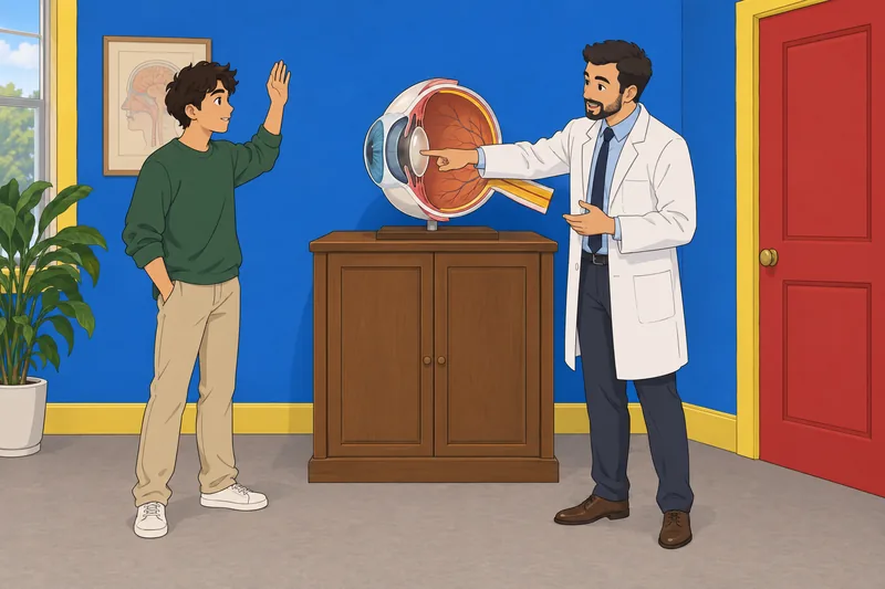 El cuestionario sobre los sentidos muestra un ojo.