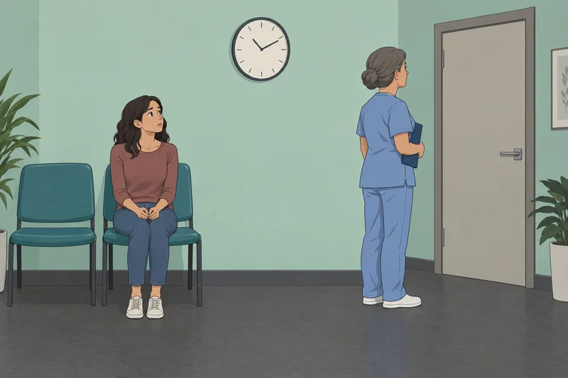 La escala de ansiedad retrata una espera tensa.