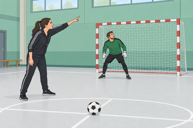 Spot the Ball highlights converging player gazes.