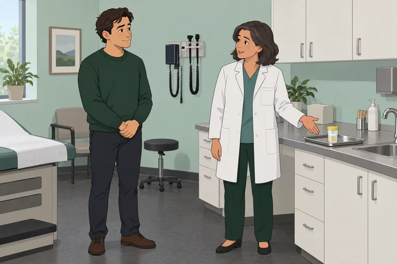 STD Quiz shows a clinic testing discussion.