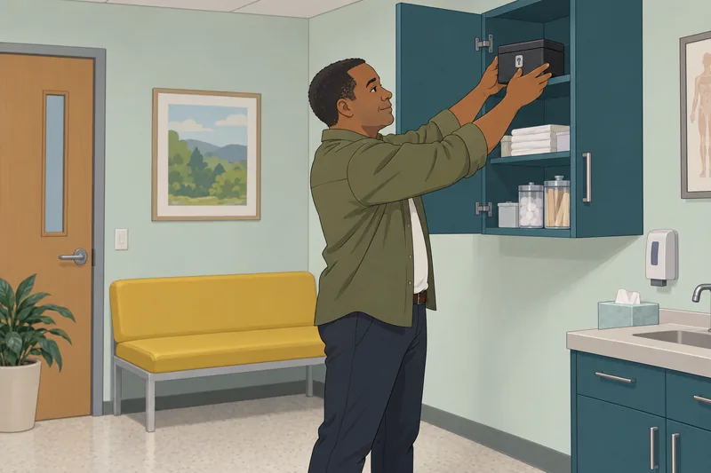 Stoner Quiz depicts secure storage guidance.