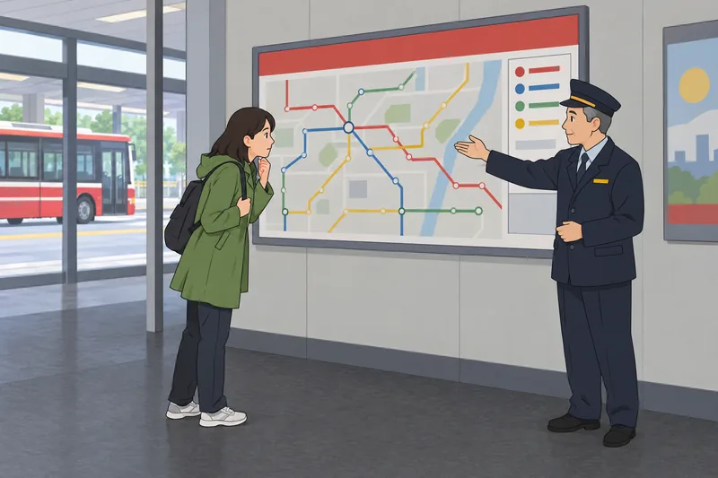 Street Smart Quiz checks an official route map.