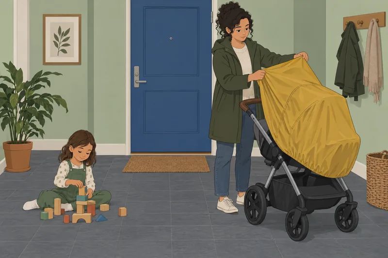 Stroller Quiz shows a weather-cover check.