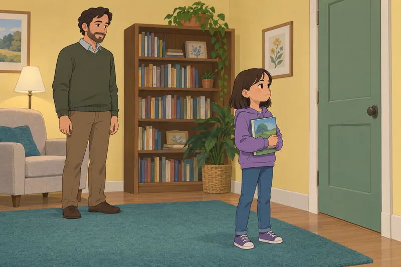 cuestionario sobre niños: pausa serena ante un cambio.