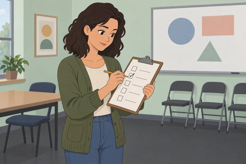 General Self-Esteem Assessment: a learner reviews a questionnaire.