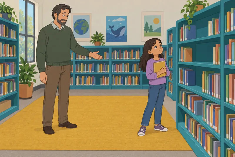 Assessment of Educational guidance in a library.