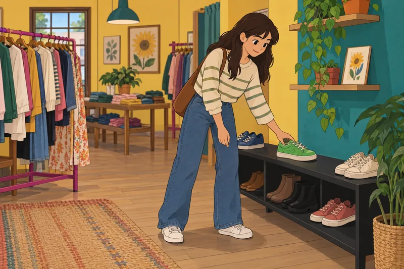 Quiz de estilo muestra unas zapatillas cómodas.