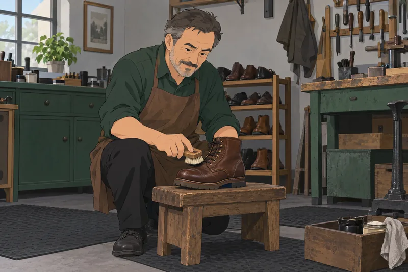 Style Quiz Men examines a sturdy boot.