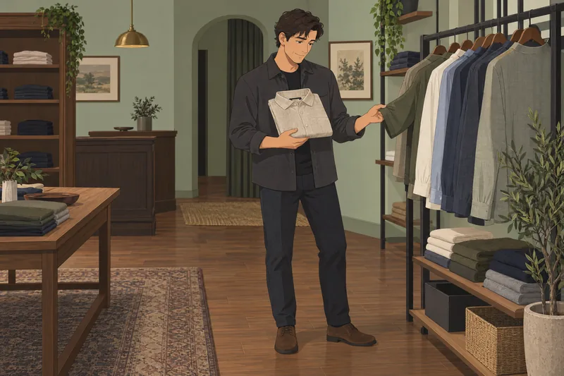 Style Quiz Men compares a linen shirt.
