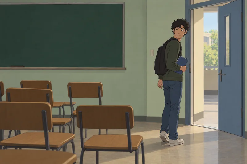 Refleja la alienación subjetiva del estudiante.
