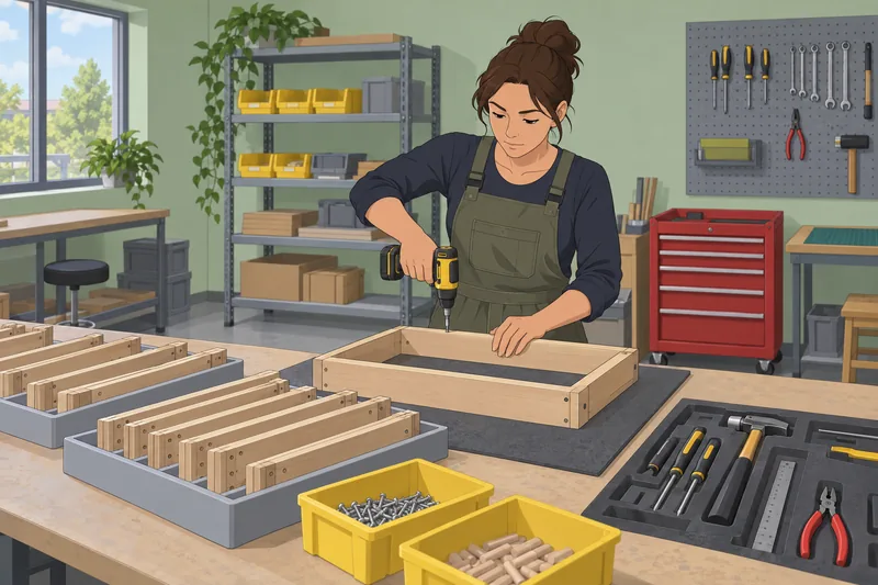 Subjective Assessment of workshop routines shows structure.