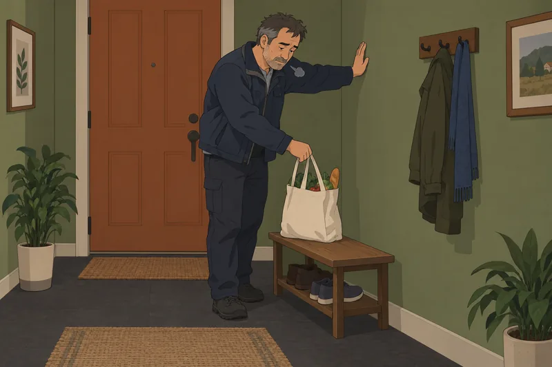 Multidimensional Fatigue Inventory shows a man resting upright.