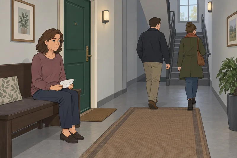 Subjective Ostracism Scale: a neighbor waits alone.