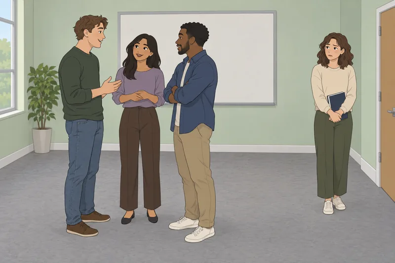 Subjective Ostracism Scale: a student stands apart.
