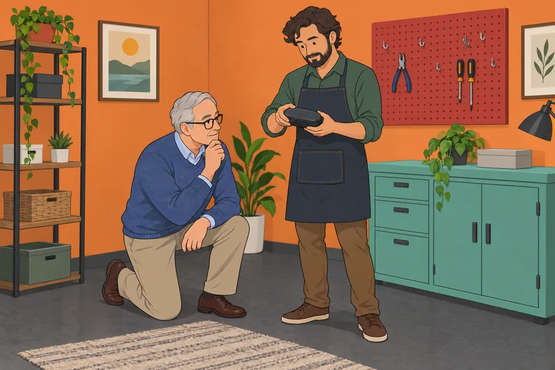 El cuestionario sobre gafas muestra un estuche.