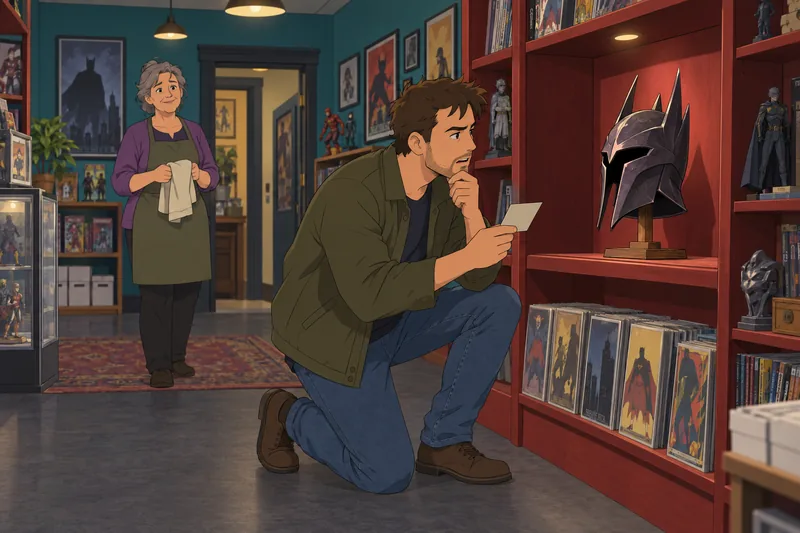 Super Villain Quiz highlights an artifact clue.