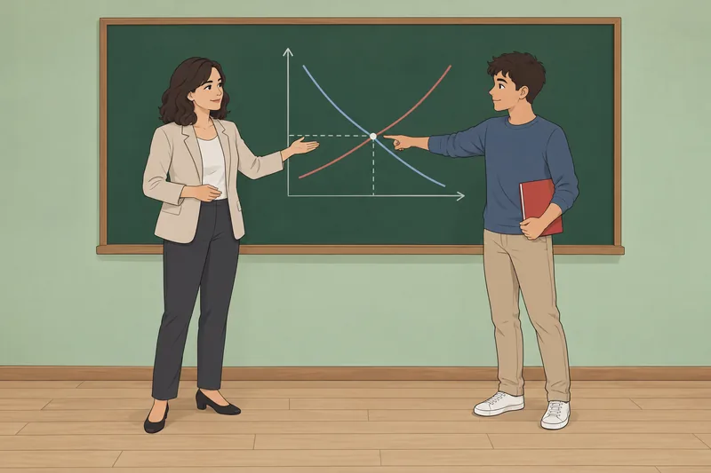 El cuestionario sobre oferta aparece en un aula.