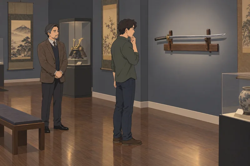 El cuestionario sobre espadas muestra una katana.