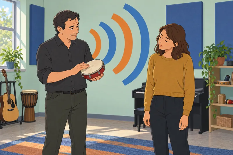 Synesthesia Assessment Test shows sound and color.