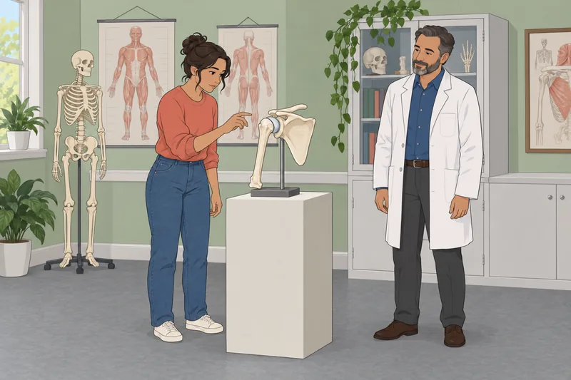 El cuestionario sobre las articulaciones muestra un modelo.
