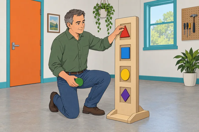 Synthetic Test participant sorts preference tokens.