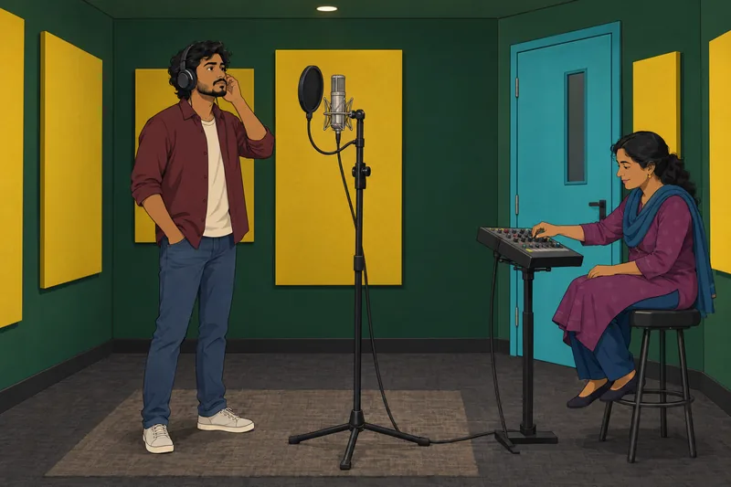 Quiz de música muestra una grabación.