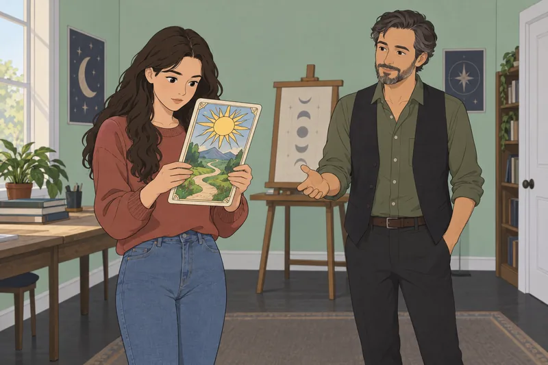 El cuestionario sobre el tarot aparece en clase.