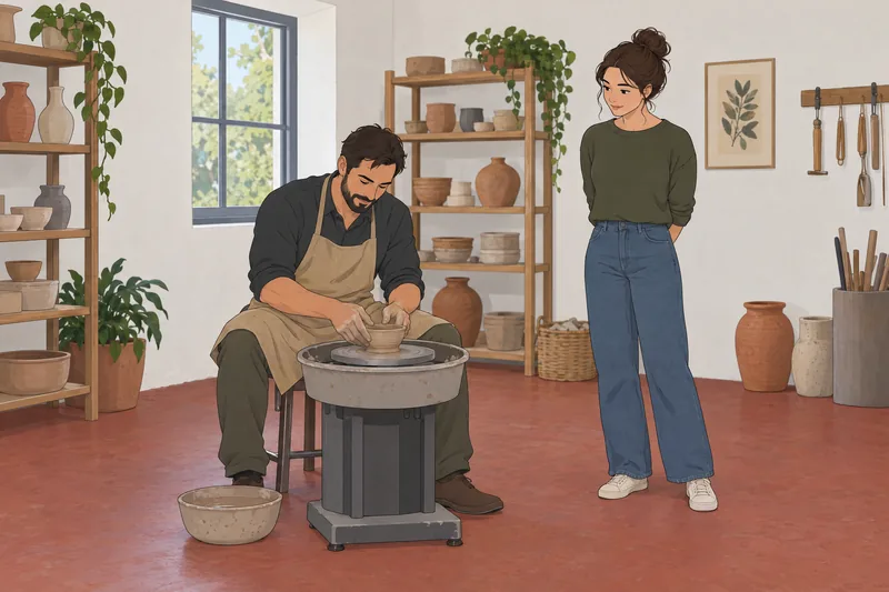 Taste in Men shows a pottery workshop observation.