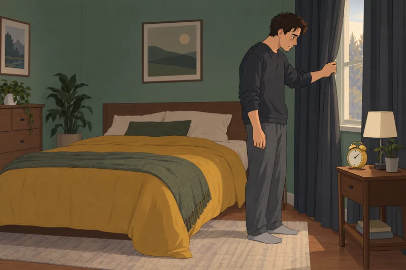Taylor Manifest Anxiety follows a sleepless bedroom pause.