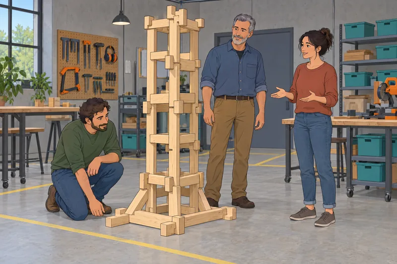 cuestionario sobre formación muestra una torre.