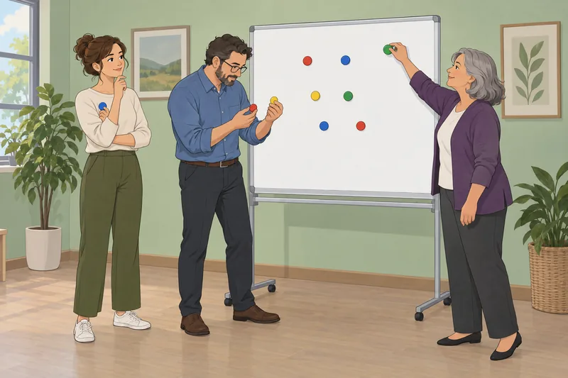 El cuestionario sobre trabajo muestra roles coordinados.
