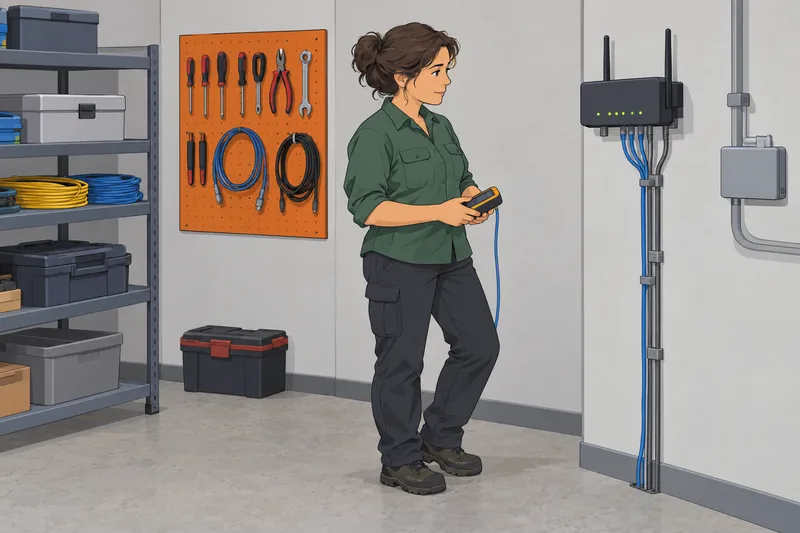 Este cuestionario de tecnología muestra un router.