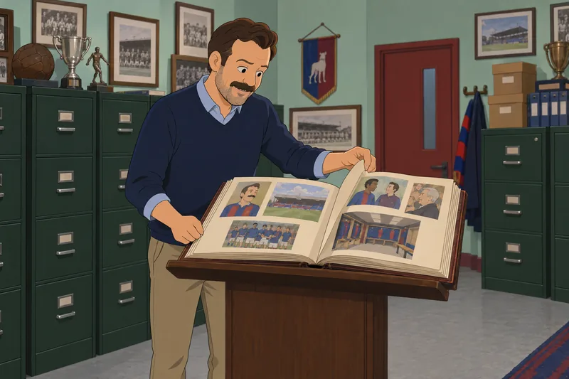 Ted Lasso Quiz: Ted studies club history.