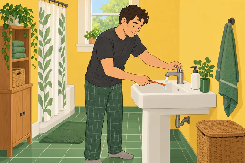 El cuestionario sobre los dientes guía el cepillado.