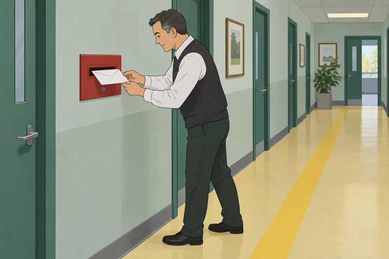 Telephone Etiquette Quiz shows secure message routing.