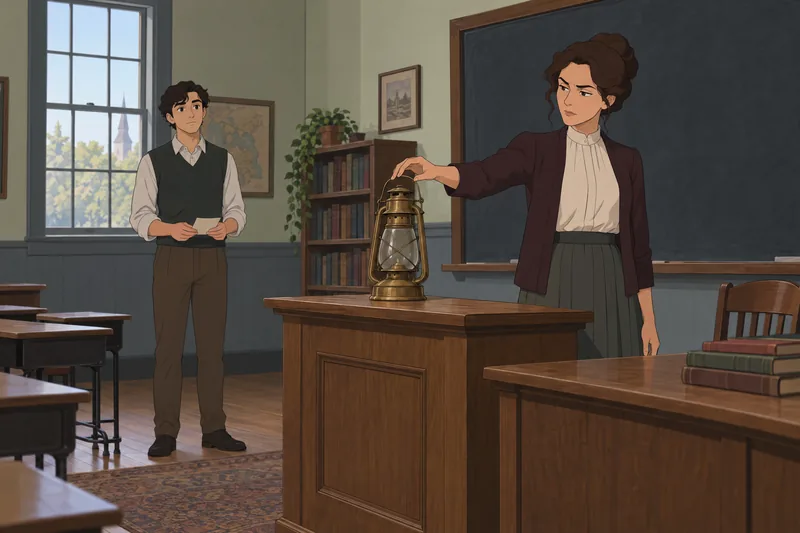 Tell-Tale Heart Quiz in a classroom.