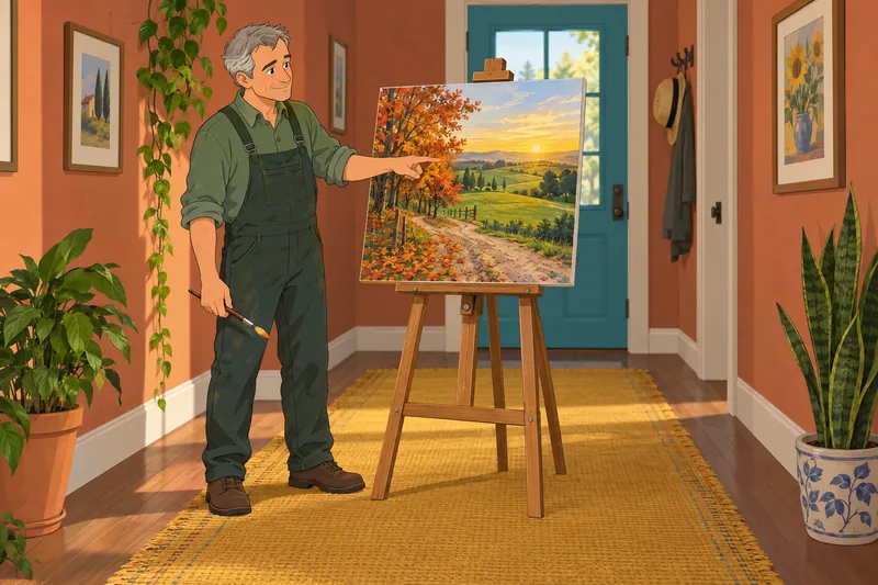 Temporal Focus Scale connects a painted horizon.