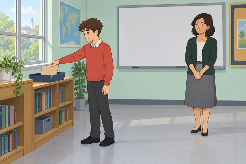 Social Orientation Assessment shows a responsible student.