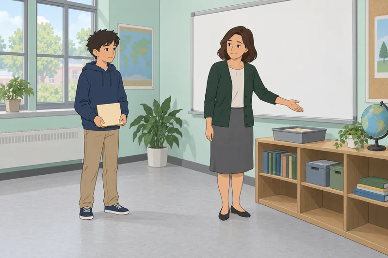 Prueba para determinar muestra a un alumno responsable.