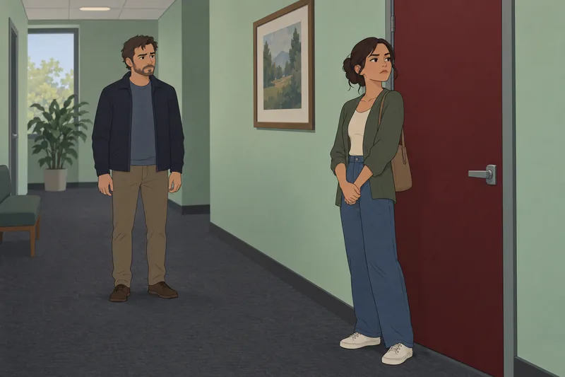 Transgressive Motivation Test: a closed door marks distance.