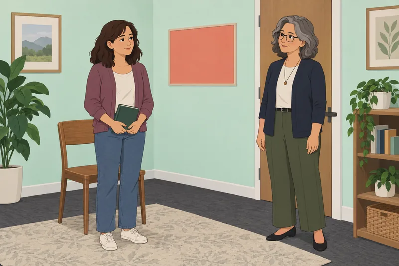 Test de motivaciones existenciales muestra una pausa pensativa.