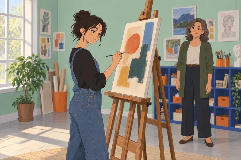 Interests and Aptitudes unfold in an art classroom.