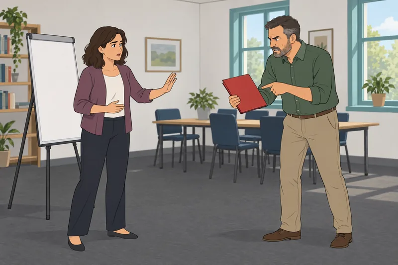 Conflict Engagement and shows a managed disagreement.
