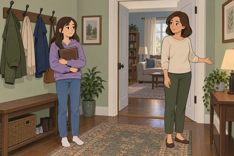 Escena para identificar la comunicación familiar.